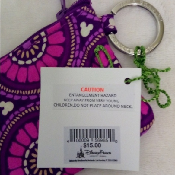 Disney Mickey Plum Up Coin ID Case NWT - Picture 4 of 6